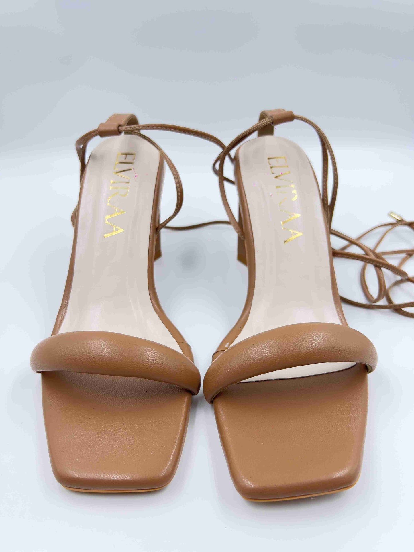 Plain Tie - Up Heels