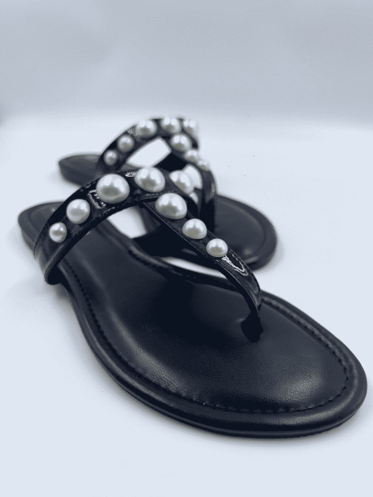 Pearl Thong Flats