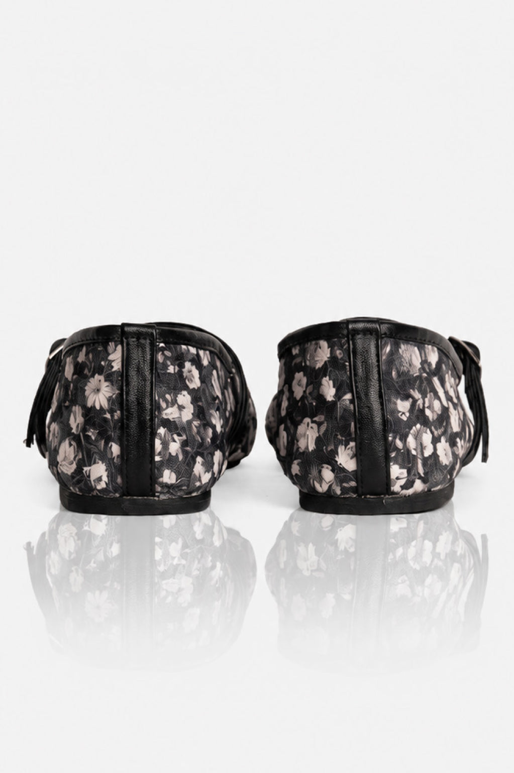 Embroidered Net Mary Janes