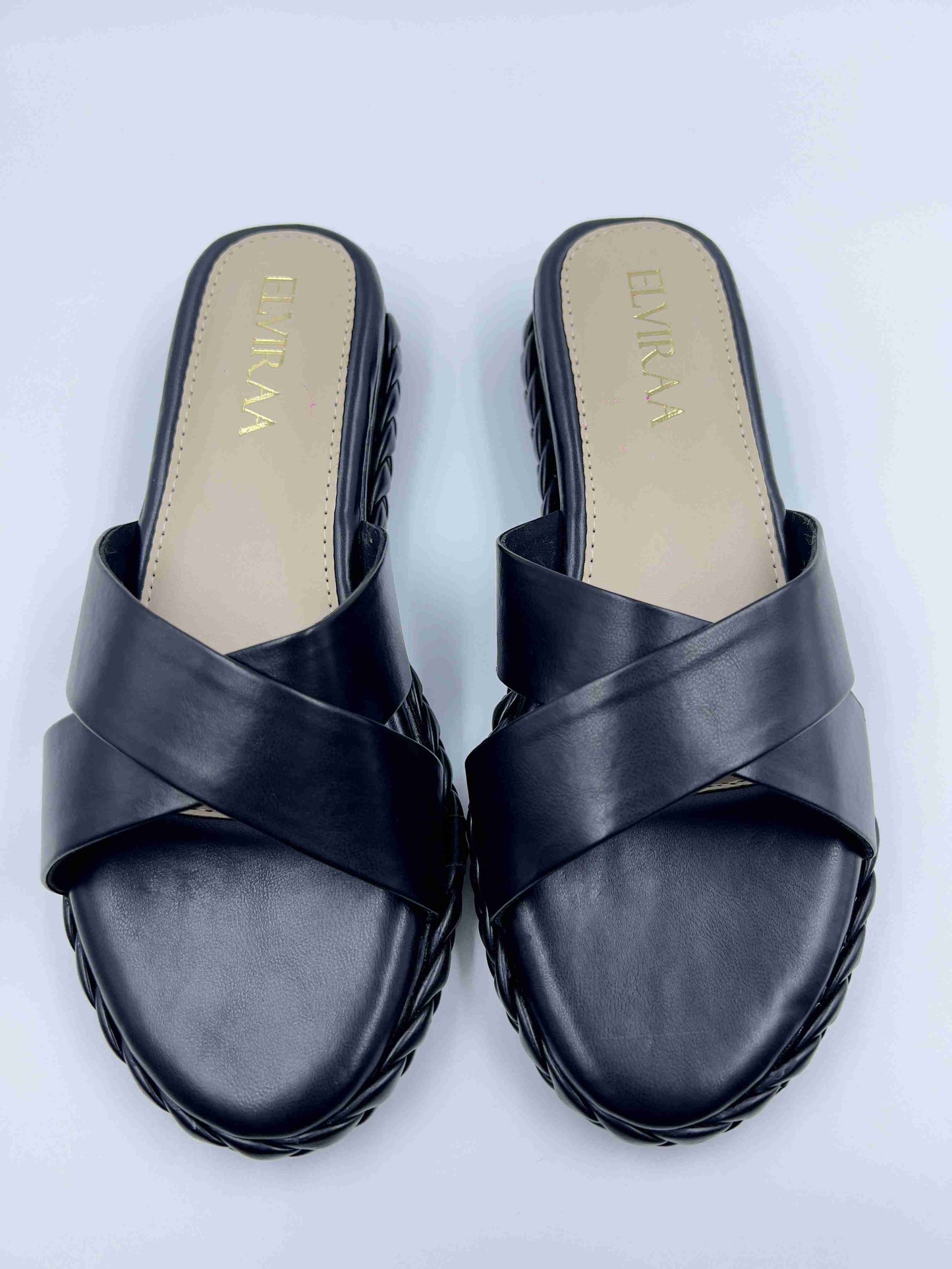 Braided Platform Slipons