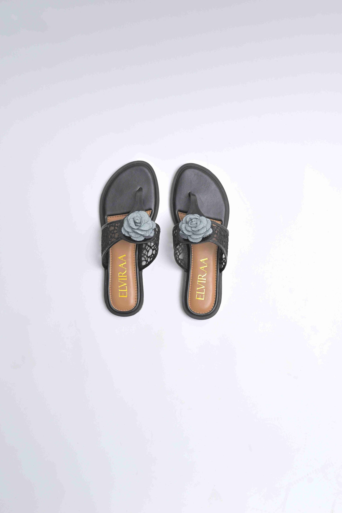 Flower-Net-Flats-Black