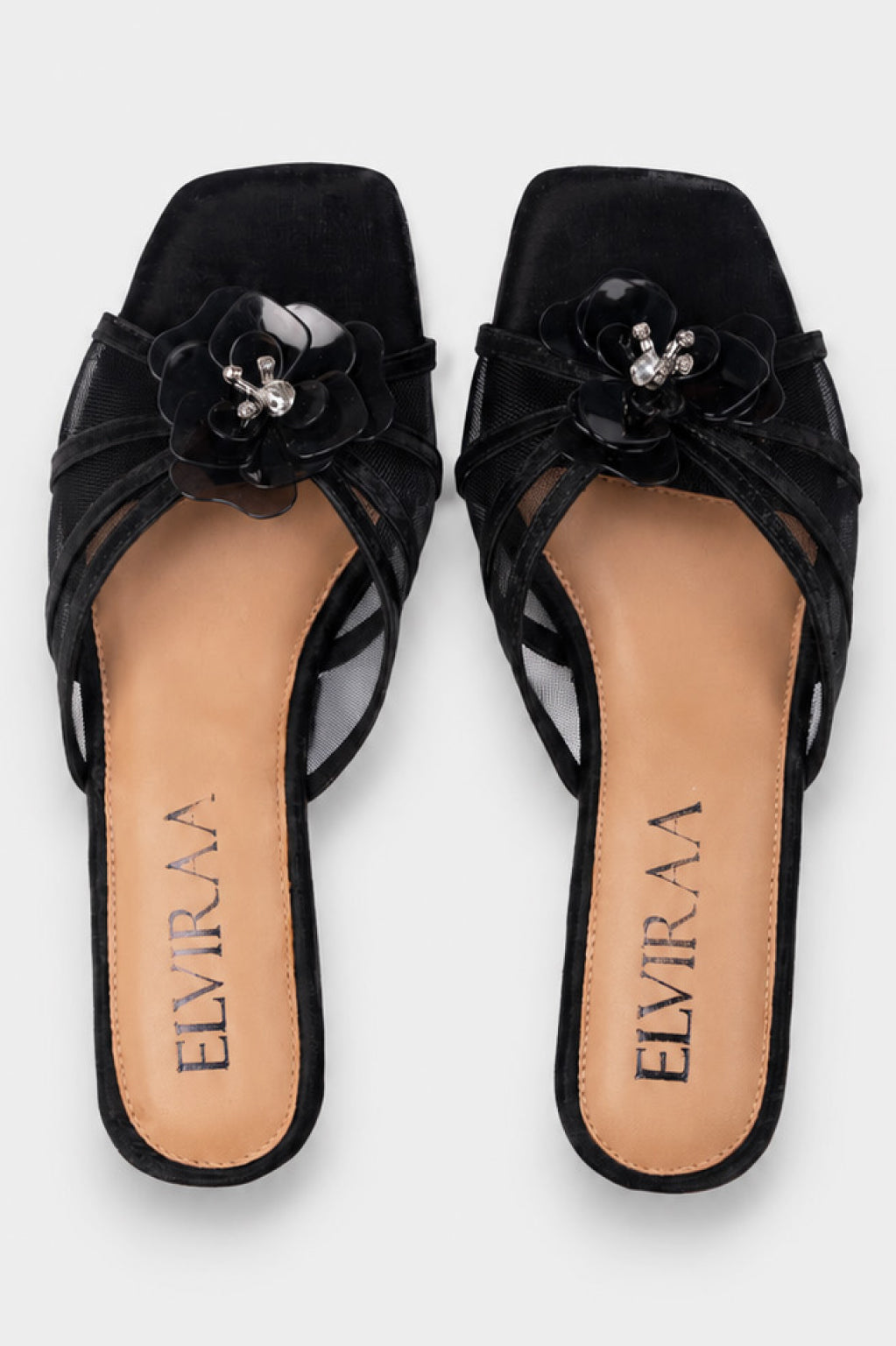 Flower Net Sandals