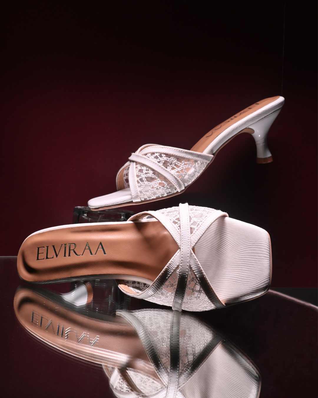 Net Kitten Heels