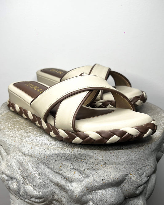 Braided Platform Slipons