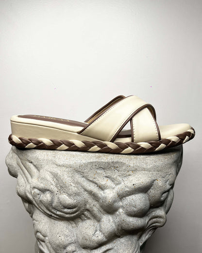 Braided Platform Slipons