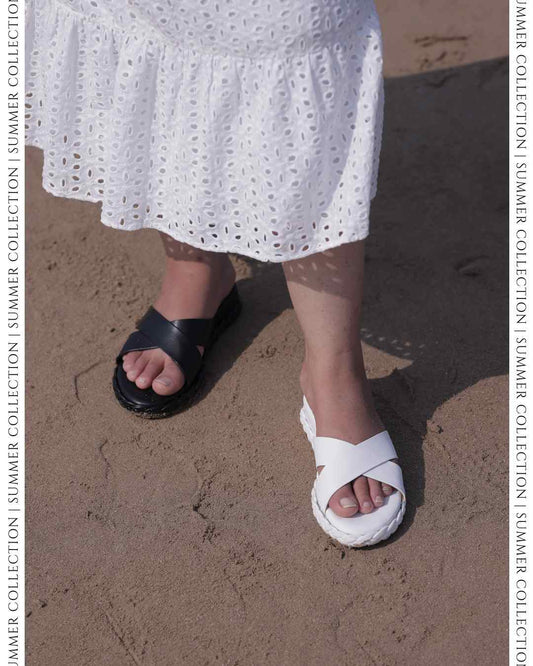 Braided Platform Slipons