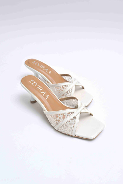 Net Kitten Heels
