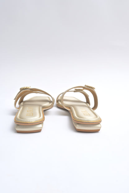 Pearl 2 Buckle Flats