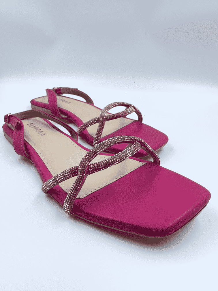 Chain Rhinestone Flats