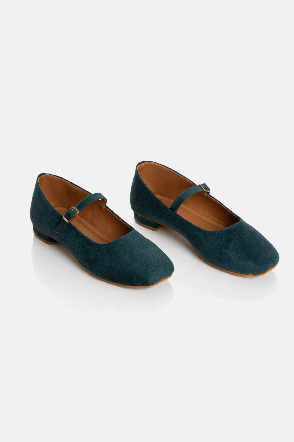 Suede Mary Janes