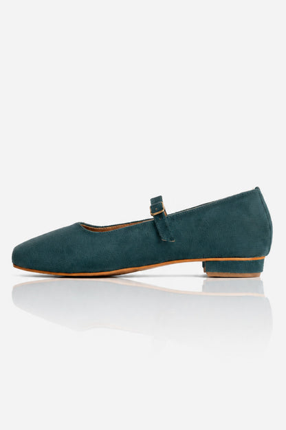 Suede Mary Janes