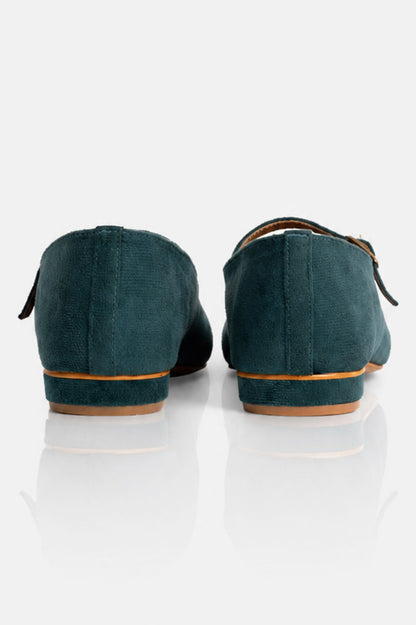 Suede Mary Janes