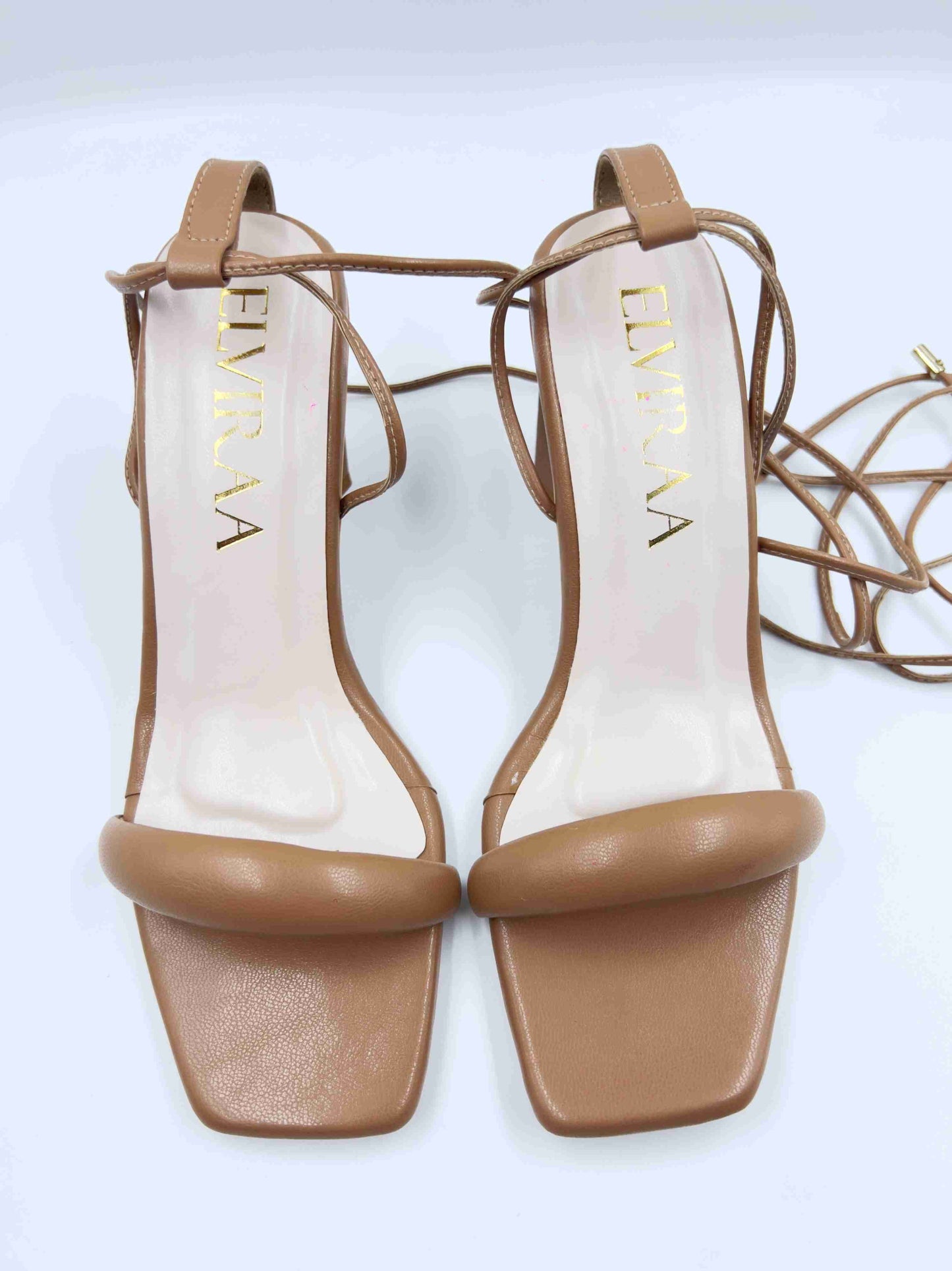 Plain Tie - Up Heels