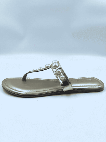 Pearl Thong Flats