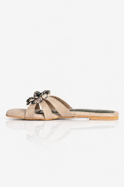 Textured Flower Flats