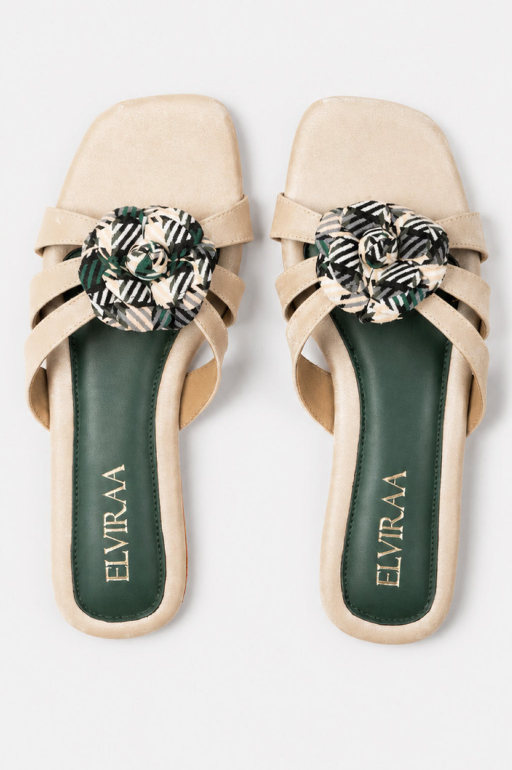 Textured Flower Flats