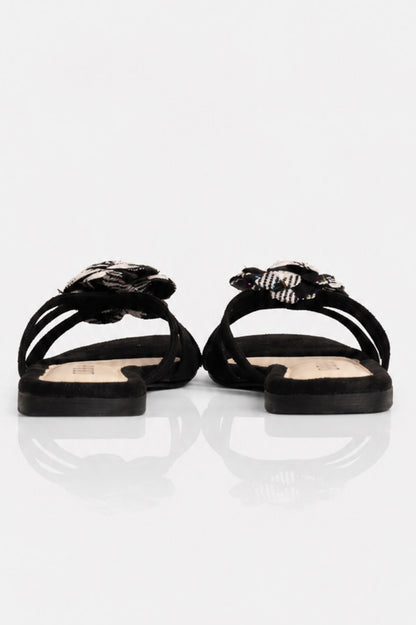Textured Flower Flats