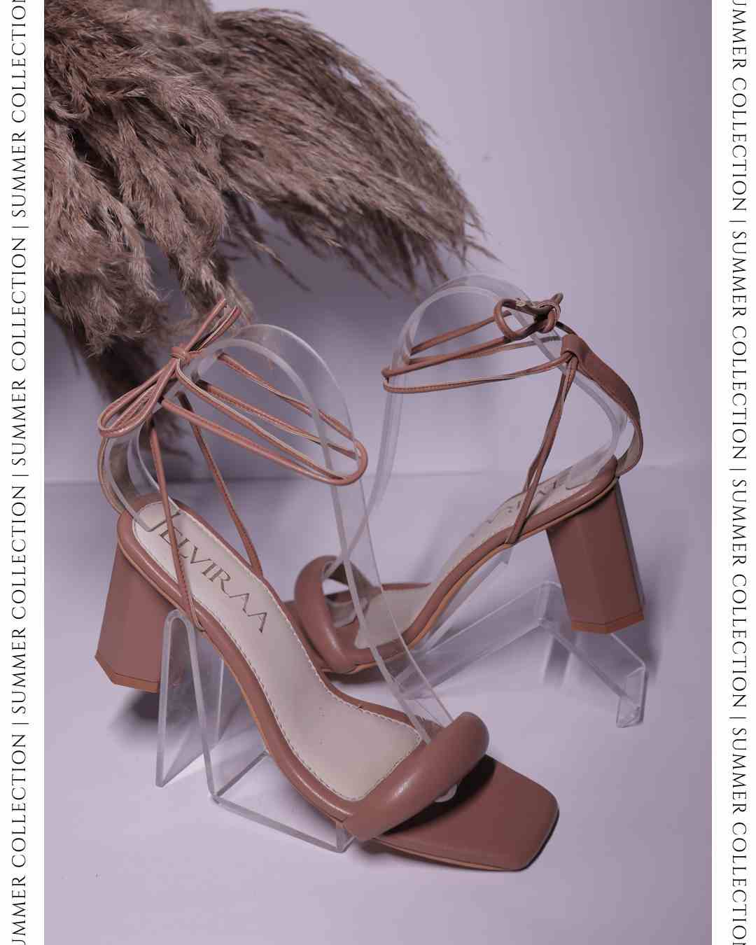 Plain Tie - Up Heels
