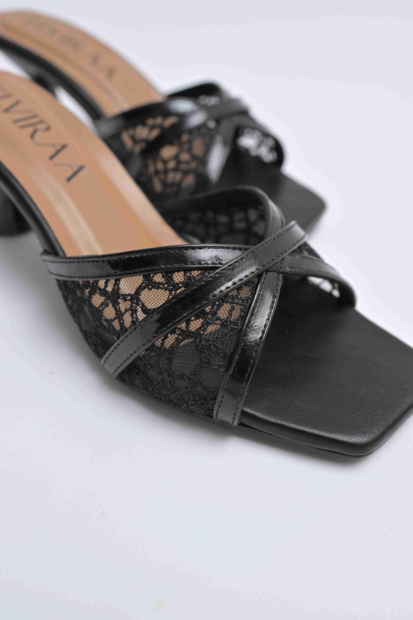Net Kitten Heels