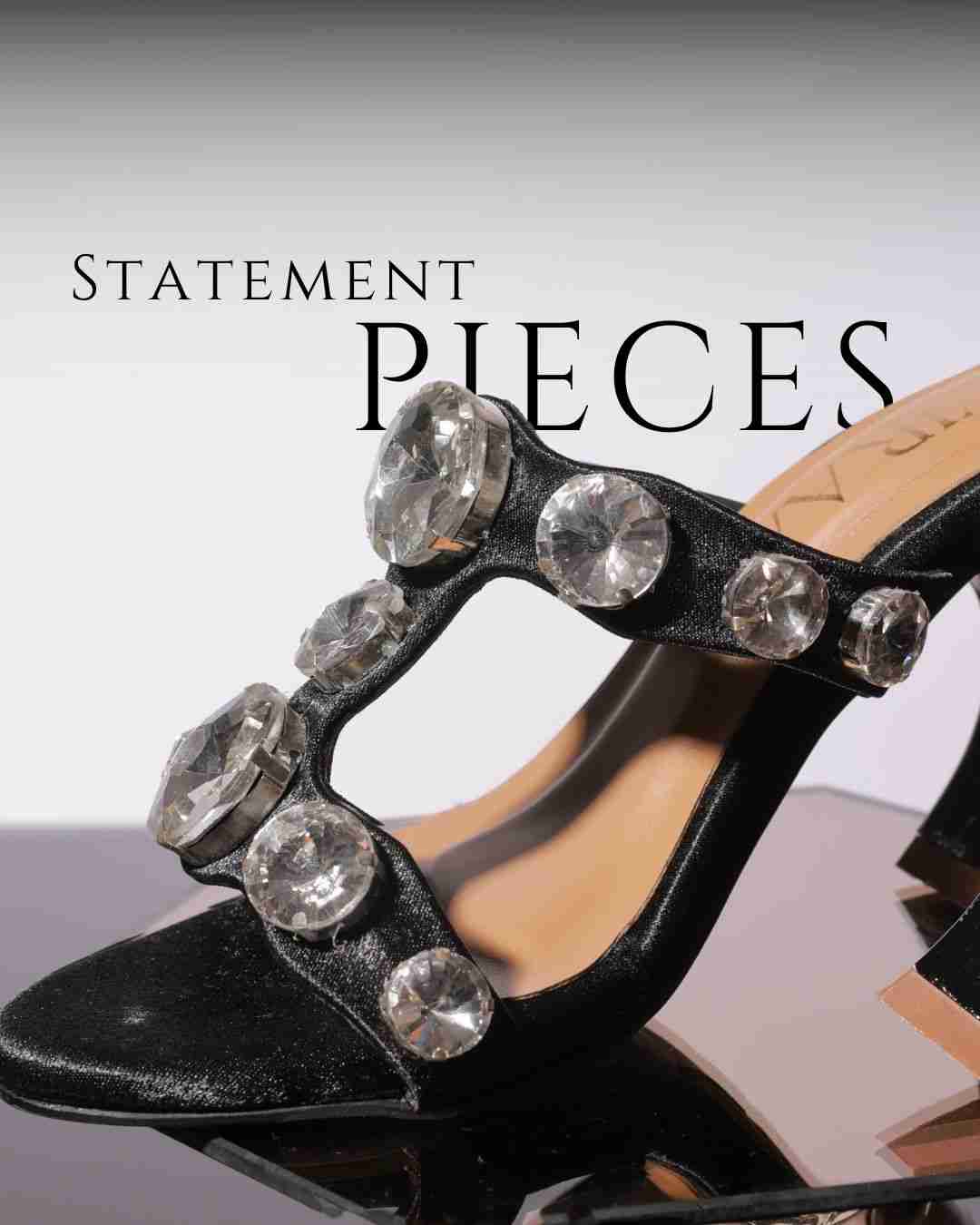 Stone Studded Heels