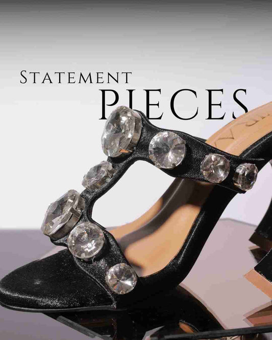 Stone Studded Heels