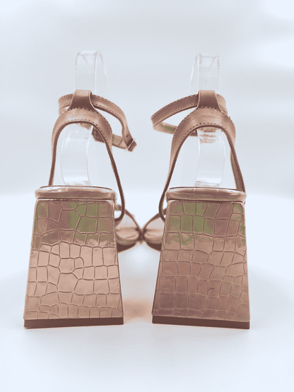 Croco Ankle Strap