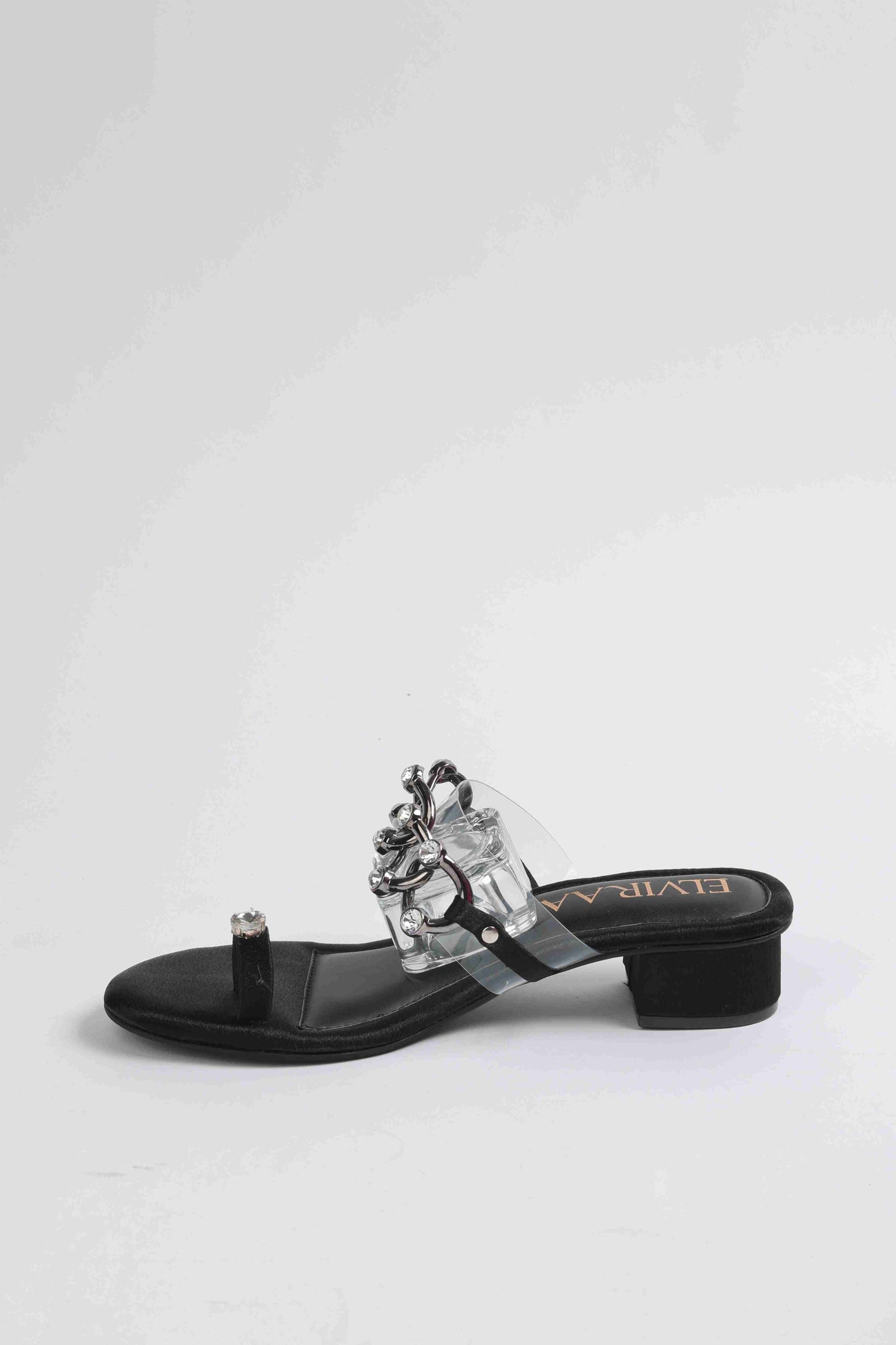 Chain Embellished Heel