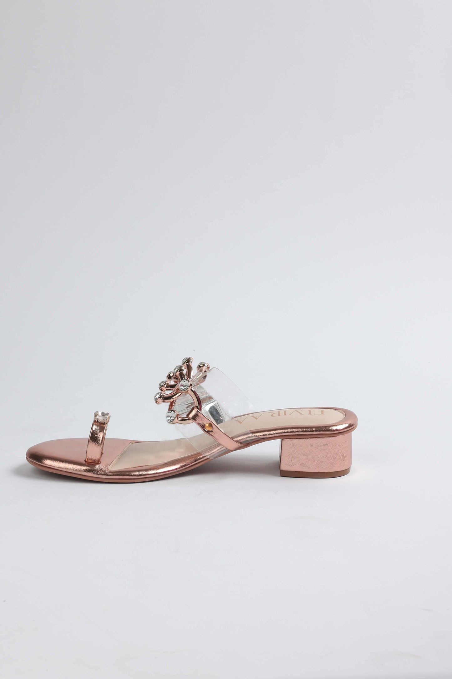 Chain Embellished Heel