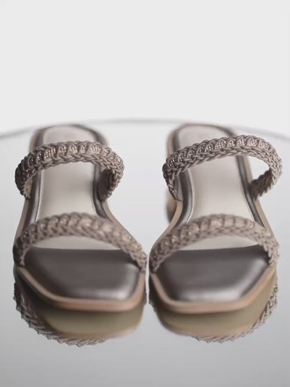 Braided strap Sandals