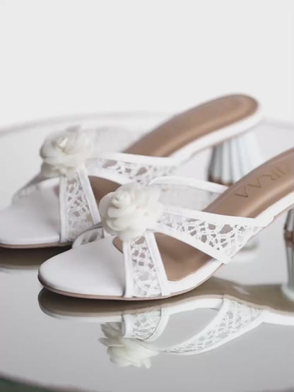 Flower Net Structural Sandals