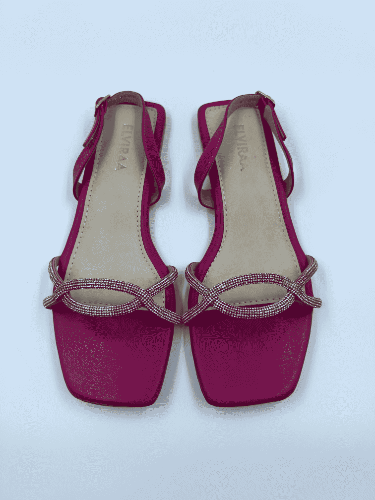 Chain Rhinestone Flats
