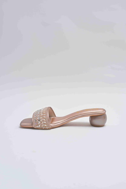 Pearl and Mirror Embriodered Heels