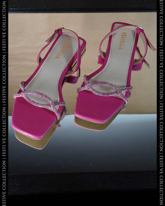 Chain Rhinestone Flats