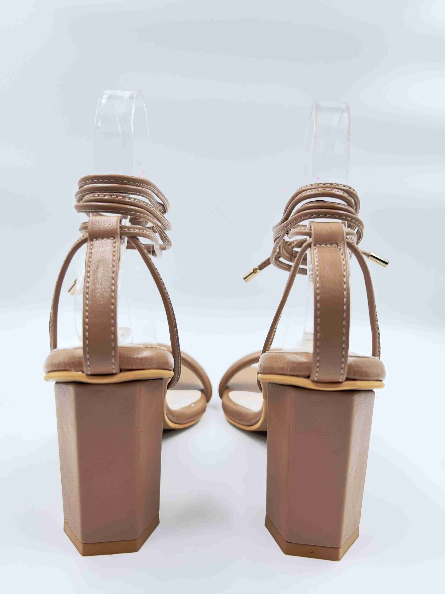 Plain Tie - Up Heels