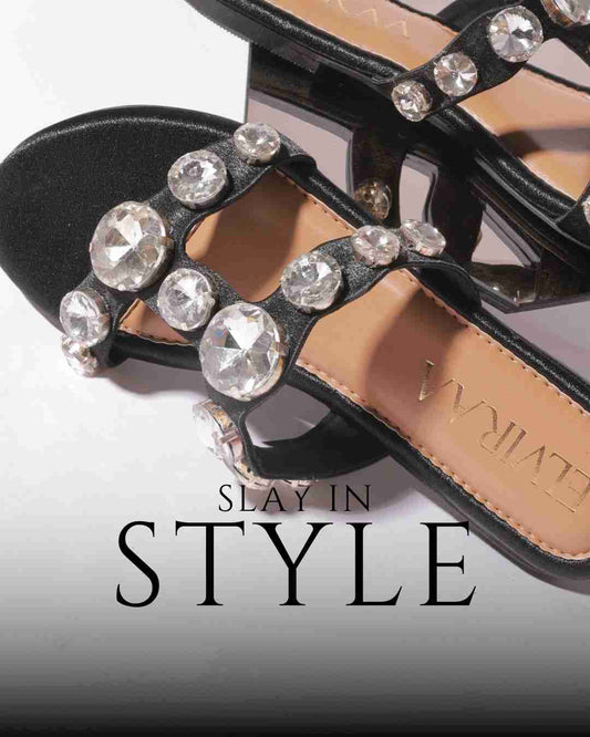 Stone Studded Flats