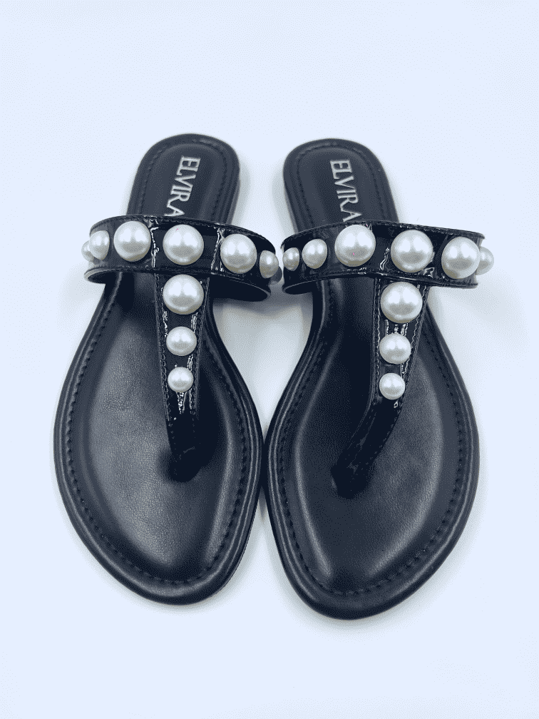 Pearl Thong Flats